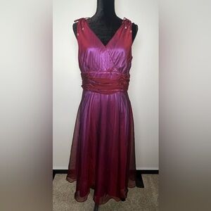 Patra Fuchsia/Purple Sleeveless Dress – Size 12